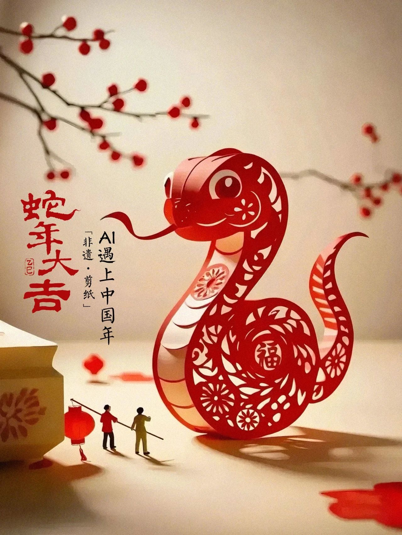 新春快樂，蛇年大吉